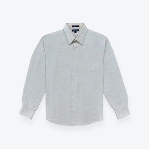 Brandini Linen Button Up Shirt Beige